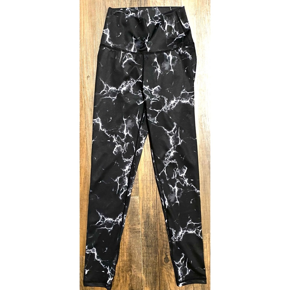 ECHT Black Marble Legging. XS
